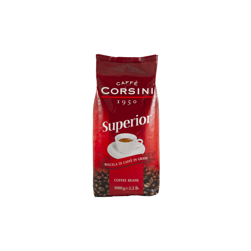 Kafijas pupiņas 1kg Caffe Corsini Superior pupiņu kafija gardēžiem
