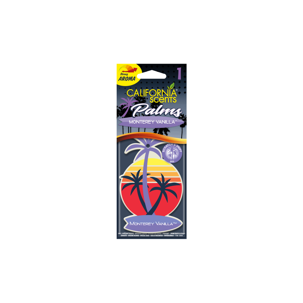 California Scents gaisa atsvaidzinātājs PALMA aromāts