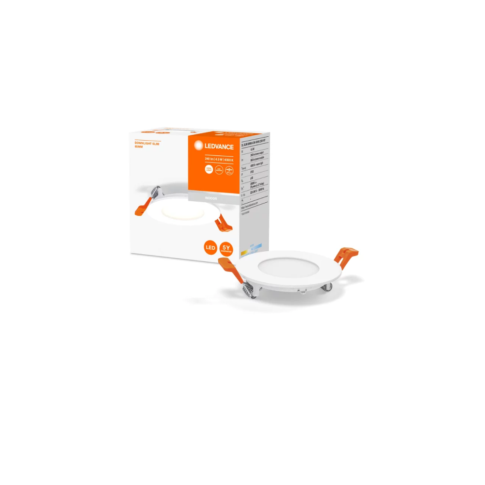 Ledvance DL slim 85MM 4.5W 240lm 4000K 230V , balts