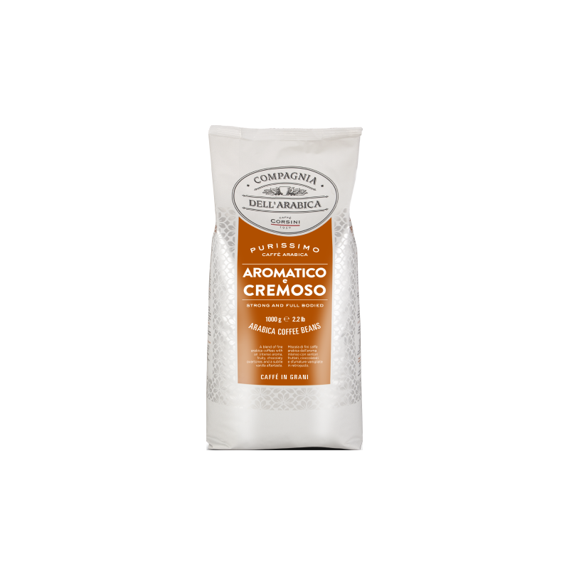 Kafijas pupiņas Aromatico e Cremoso 1kg - Itāļu kafija