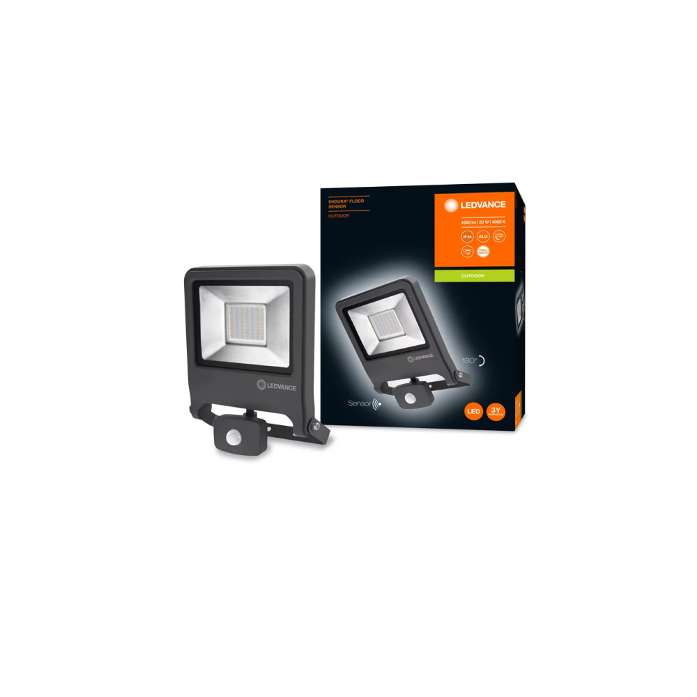 Ledvance Endura flood sensor 50W 840 DG gaismeklis