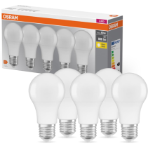 Osram LED BASE Classic A 60 8.5W/827 E27 FR 5 gab. spuldzes (matētas)
