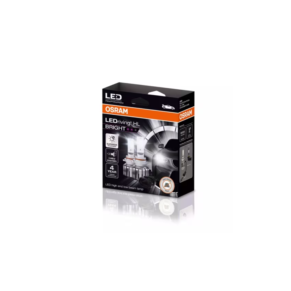 Osram auto LEDriving HL Bright HB3/H10/HIR1 19W 12V +300% B2 bulbs