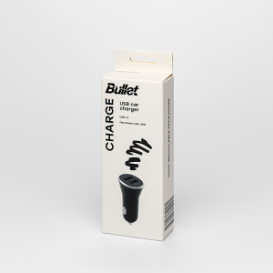 Bullet USB Car Charger 5V 2.4A Dual Device Charging