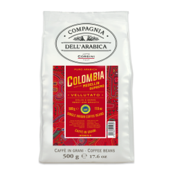 Kafijas pupiņas Colombia 500g CAFFE CORSINI - maiga un saldena