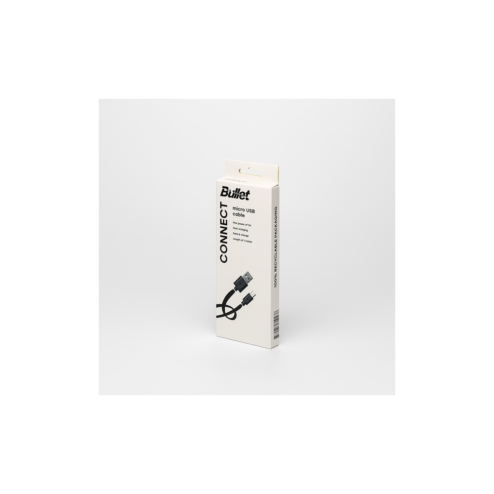 Bullet USB - Micro USB vads 2.0: saderīgs un uzticams