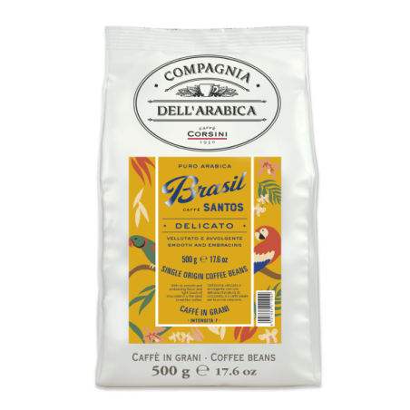 Kafijas pupiņas Brasil 500g CAFFE CORSINI - maiga garša