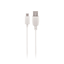 Maxlive USB - USB-C vads, 1m 2A, balts