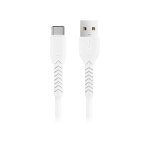 Maxlive USB - USB-C vads, 1m 3A, balts