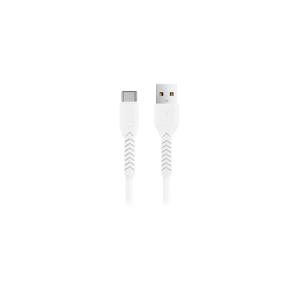 Maxlive USB - USB-C vads, 1m 3A, balts
