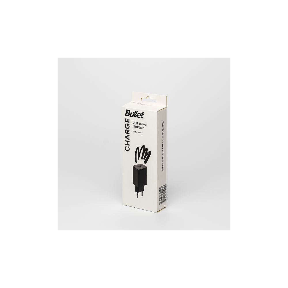 Bullet Tourism Charger USB 2.1A 10W: Fast & Compact Charging