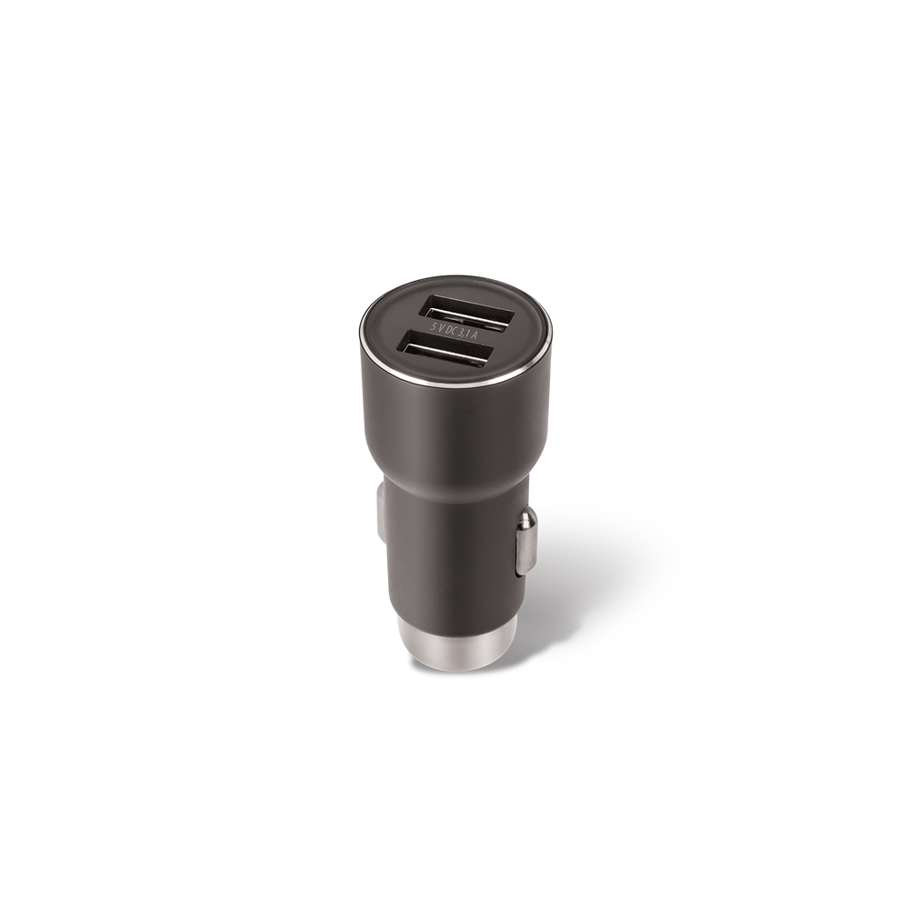 Forever CC-04 auto lādētājs 2xUSB 3.1A melns, ērts risinājums