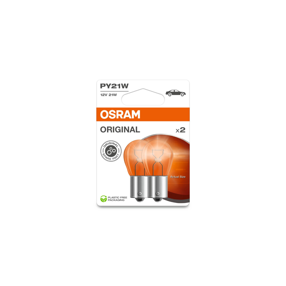 Osram auto Original PY21W 21W 12V B2 bulbs