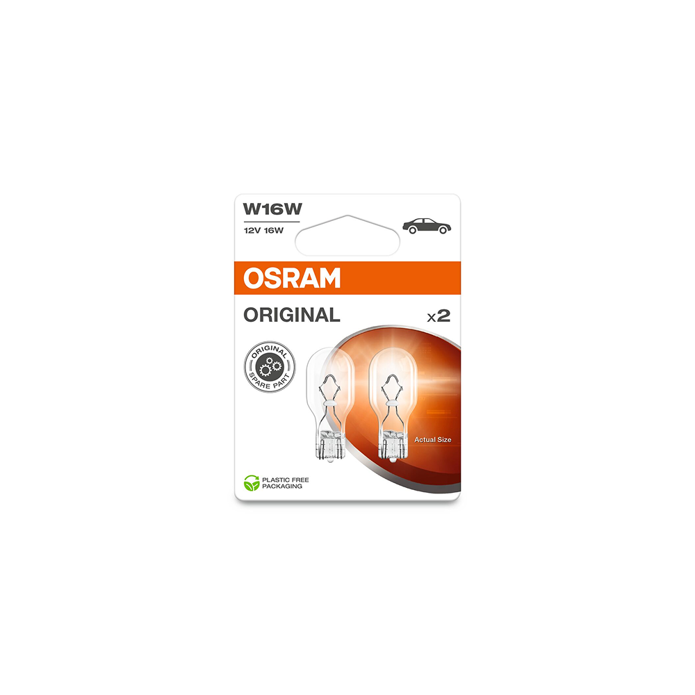 Osram auto Original W16W 16W 12V B2 spuldzes