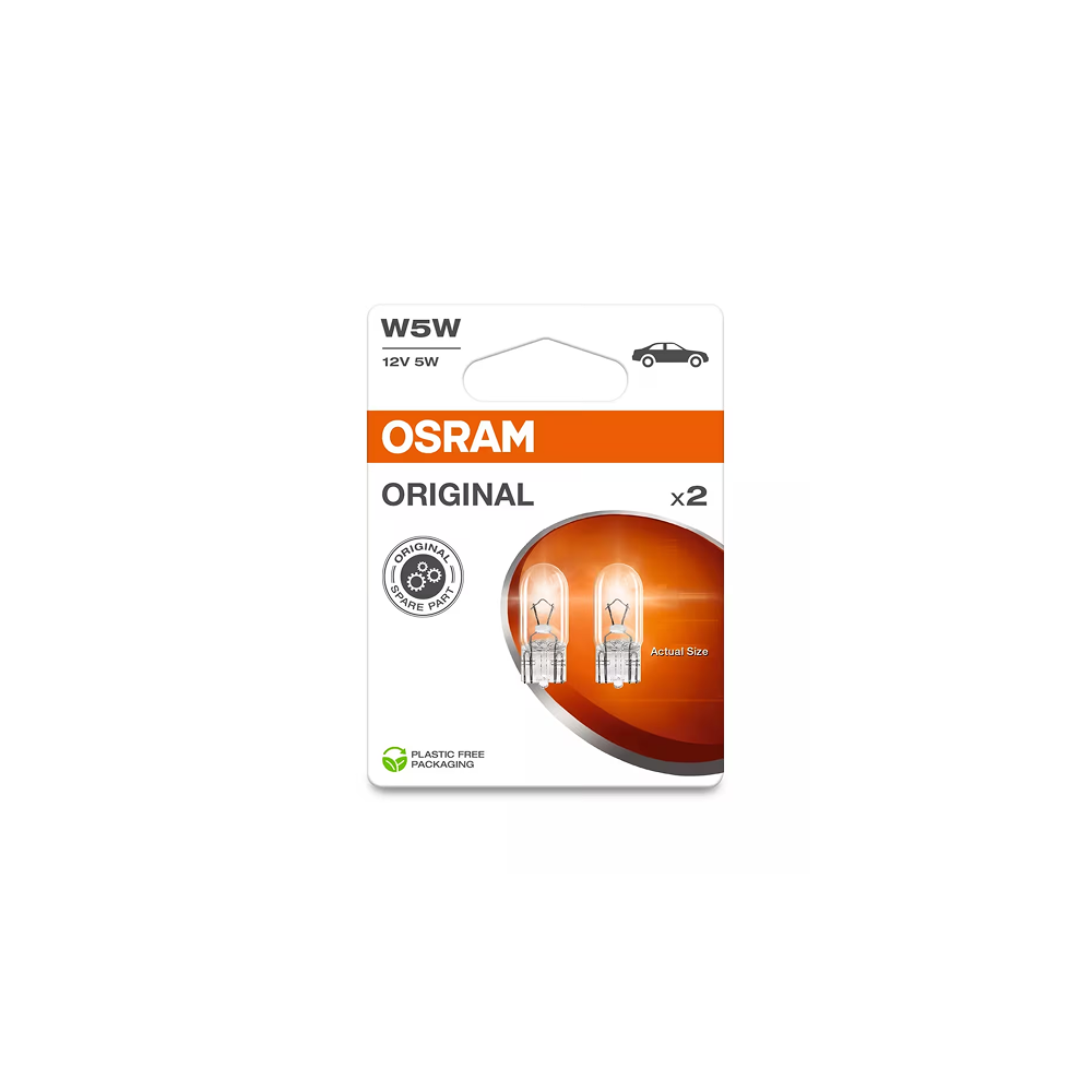 Osram auto Original W5W 5W 12V B2 bulbs