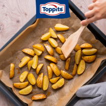Baking paper with non-slip base 16 sheets TOPPITS