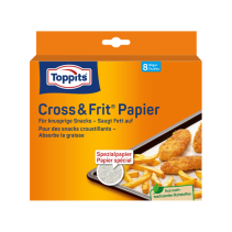 Cross & Frit taukvielas absorbējošs papīrs 37x30cm, 8 loksnes TOPPITS