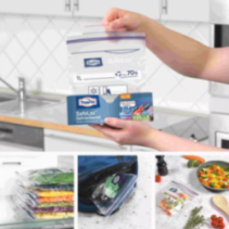 Freezer bags with SafeLoc® closure 1L, 20pcs. TOPPITS