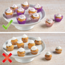 Flower-shaped muffin cups 36 pcs. TOPPITS