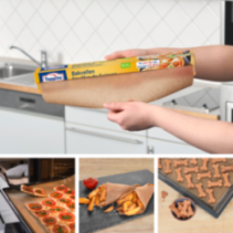 Baking paper with non-slip base 16 sheets TOPPITS