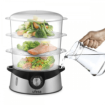 Ufesa steam cooker 9 liters, 3 levels