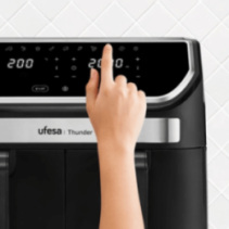 Ufesa karstā gaisa friteris Thunder 9L (4.5+4.5L) 1700W