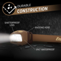Energizer LED head flashlight 575lm | Hybrid Rechargeable + AAA