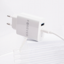 Forever TC-07-30AC PD QC lādētājs 30W ar USB-C un USB
