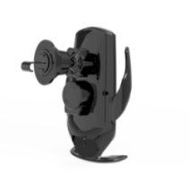 Maxlife MXCH-08 automātiskais auto turētājs ar bezvadu uzlādi 15W, melns