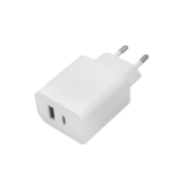 Maxlife MXTC-06 PD QC tīkla lādētājs, 1xUSB-C + 1xUSB 20W, melns