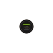 Maxlife MXCC-04 PD QC auto lādētājs, 1xUSB-C + 1xUSB 20W, melns