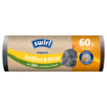 Atkritumu maisi ar savilcēju 60L, 10 gab. SWIRL