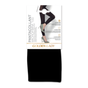 Leggings Micro 100den 2-S MARRONE SCURO GOLDEN LADY