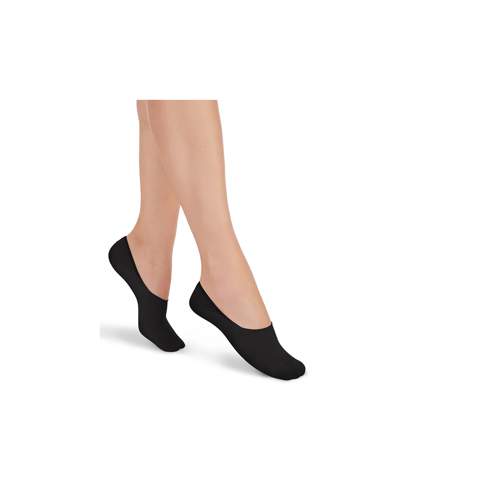 Golden Lady Invisible 35-38 NERO shoe-liners soft breathable 2 pack