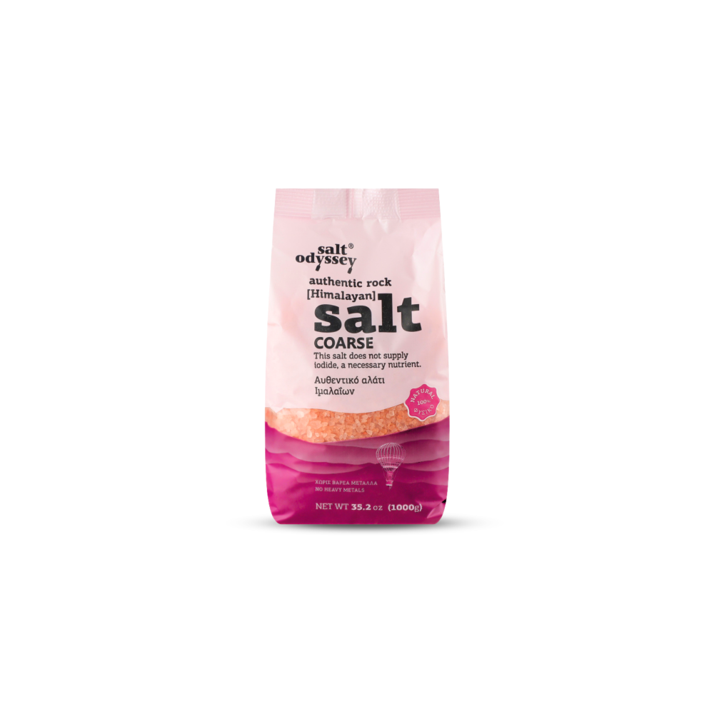 Coarse Himalayan salt 1kg SALT ODYSSEY