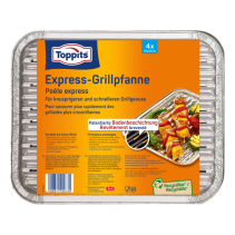 Alumīnija grila paplāte Express 19x20cm, 4 gab. TOPPITS