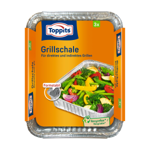 Aluminium Grill Tray 22x17cm, 3 pcs TOPPITS