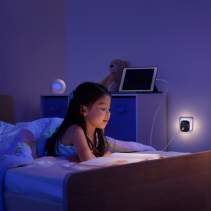 Ledvance Lunetta Edge sensor 3000K , melns gaismeklis