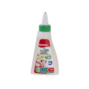 Līme bez šķīdinātājiem KORES Eco Universal Glue 60 ml - caurspīdīga un droša izvēle