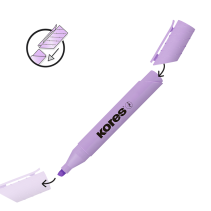 KORES High Liner Plus Assorted Highlighters, 0.5–5 mm, 6 pcs