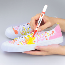 KORES Kreative Dou-Tip Acrylic Markers, 6 pcs, blister pack