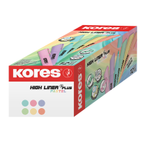 12 pcs. KORES HIGH LINER PLUS Highlighters, Purple