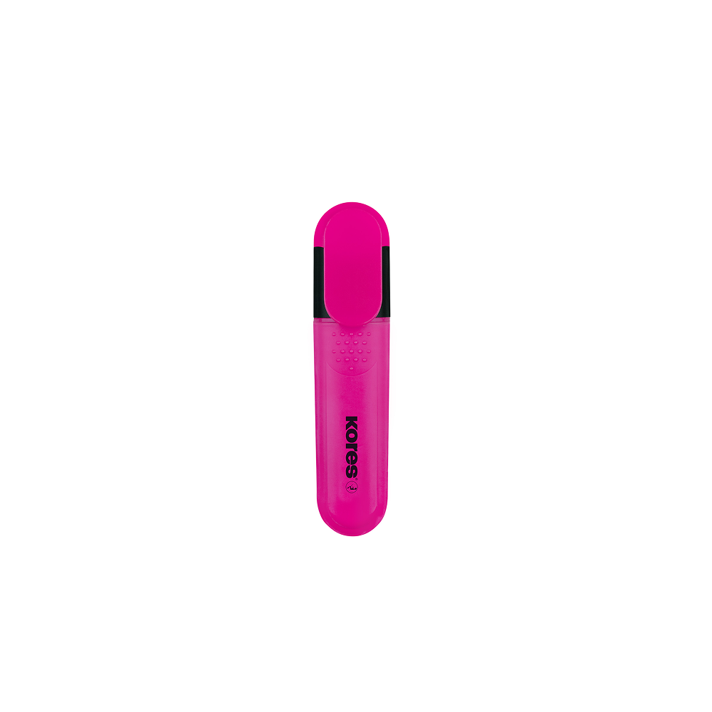 10 pcs. KORES BRIGHT LINER PLUS Highlighters, 0.5–5 mm, Pink