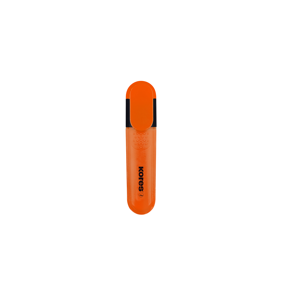 10 pcs. KORES BRIGHT LINER PLUS Highlighters, 0.5–5 mm, Orange