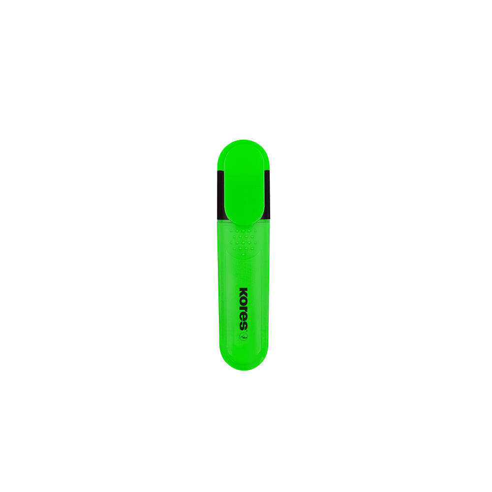 10 pcs. KORES BRIGHT LINER PLUS Highlighters, 0.5–5 mm, Green