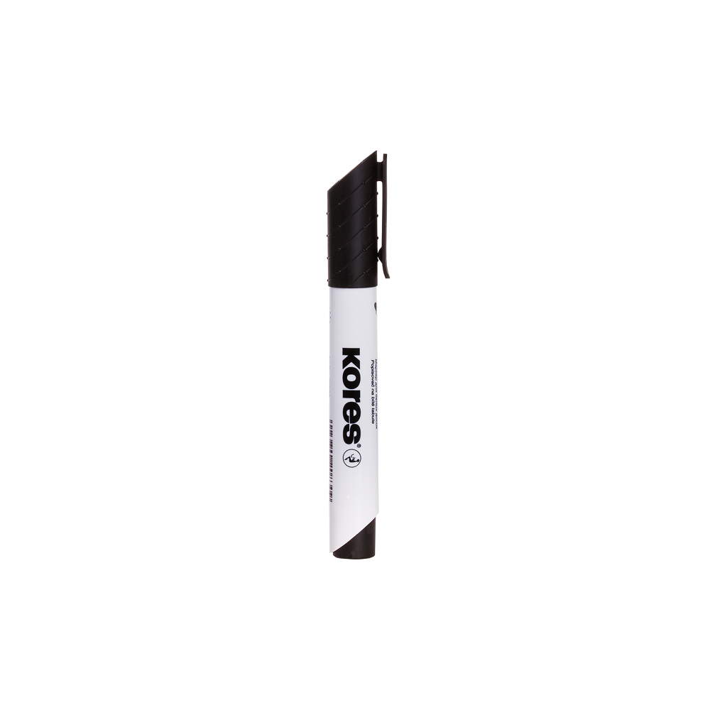 12 pcs. KORES K-MARKER XW2 Whiteboard Markers, 3–5 mm, Black