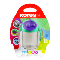 Zīmuļu asināmais ar konteineru divām atverēm KORES MigOo