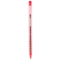 12 pcs. KORES K1-F 0.7 mm Triangular Ballpoint Pens, Red Ink