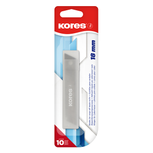 KORES 18 mm Utility Cutter refills, 10 pcs