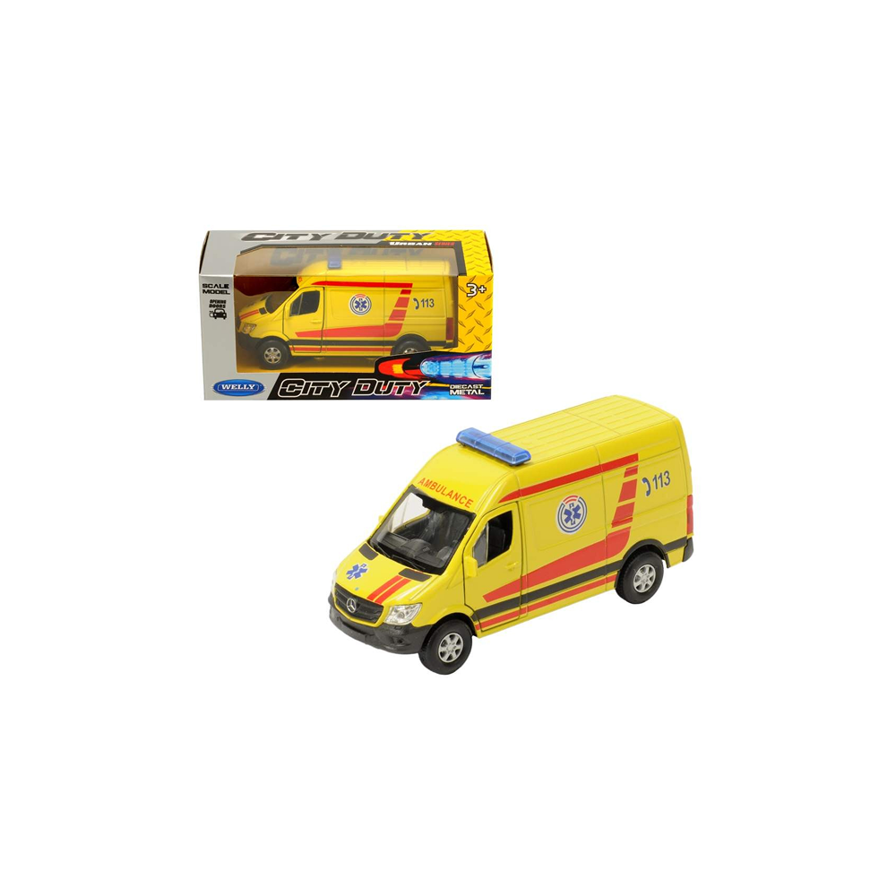 Welly Latvijas Ātrās palīdzības auto 12cm